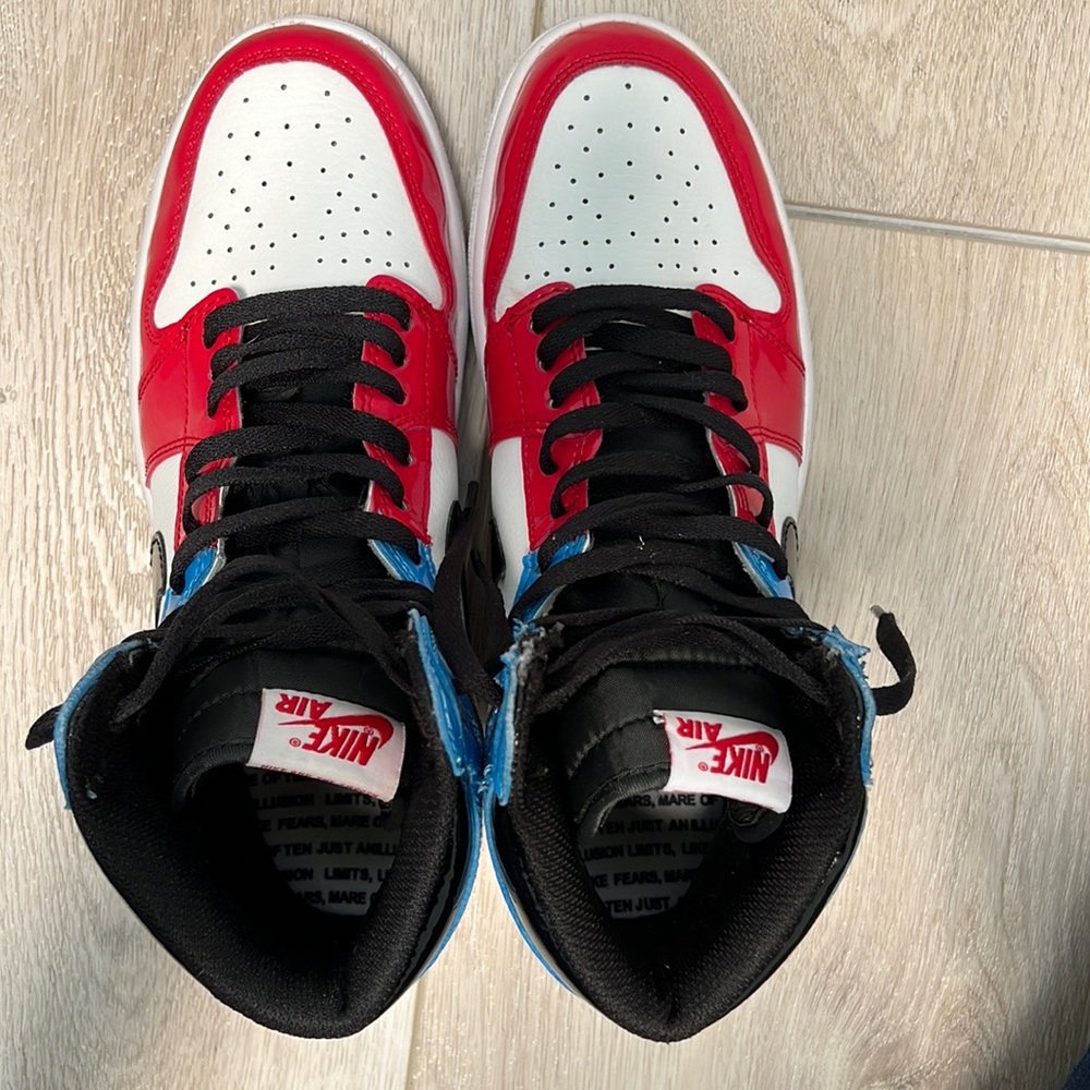 Nike Air Jordan 1 Fearless:Red, White and Blue 
US M 8.5 (CK5666-100) retro high - Picture 10 of 14